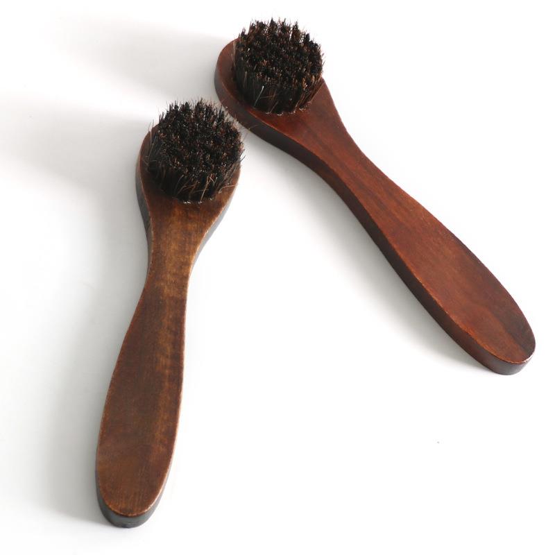 Soft Horse Hair Shoe Brush Lon - Sneaker Care Spray 评论和价格