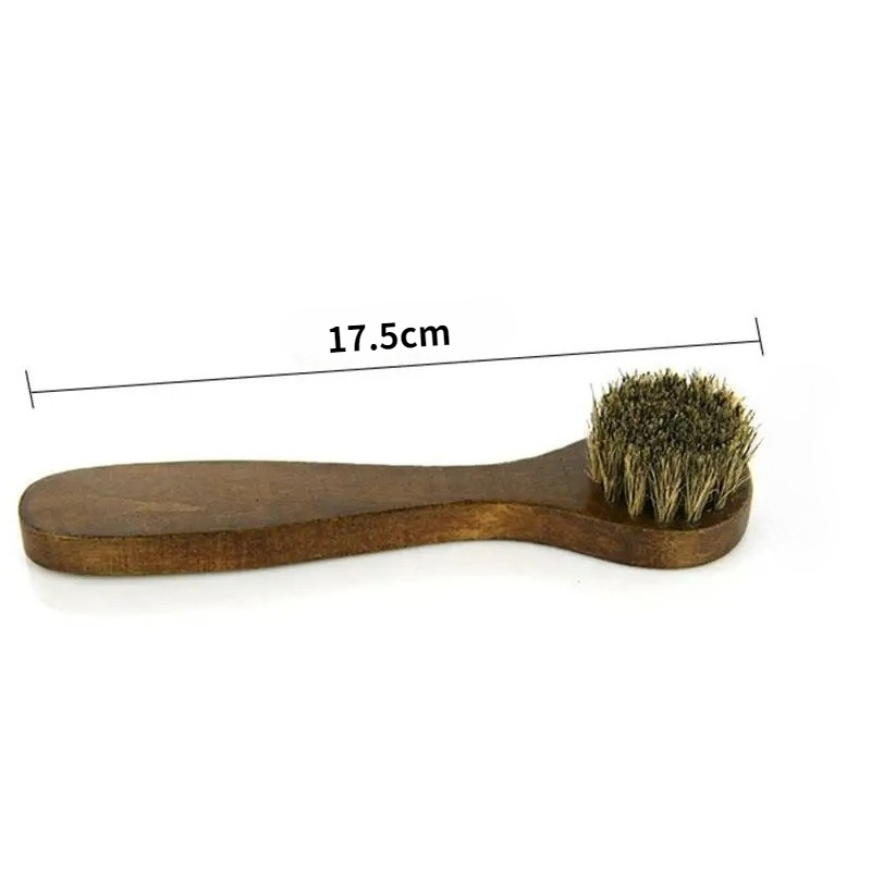 Soft Horse Hair Shoe Brush Lon - Sneaker Care Spray 评论和价格